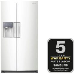 Samsung - RS7667FHCWW American - Fridge Freezer - White
